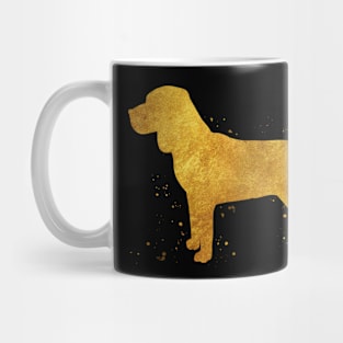 Beagle dog golden art Mug